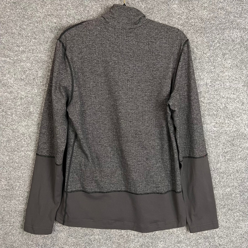 Lululemon 1/4 Zip Pullover Mens L Gray Excellent  Colorblock Athletic - Picture 2 of 9